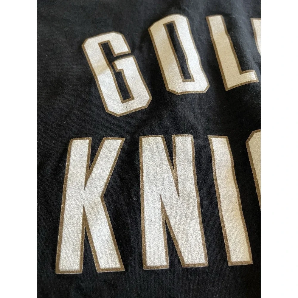 Golden Knights Short‎ Sleeve T-Shirt Men's Sz 2XL Black Gold